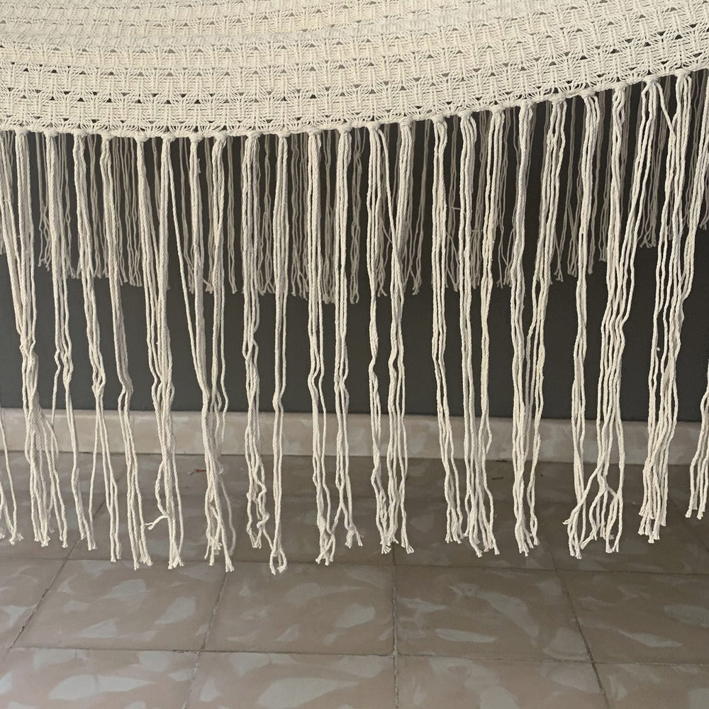 Courbe en tissu avec cascade