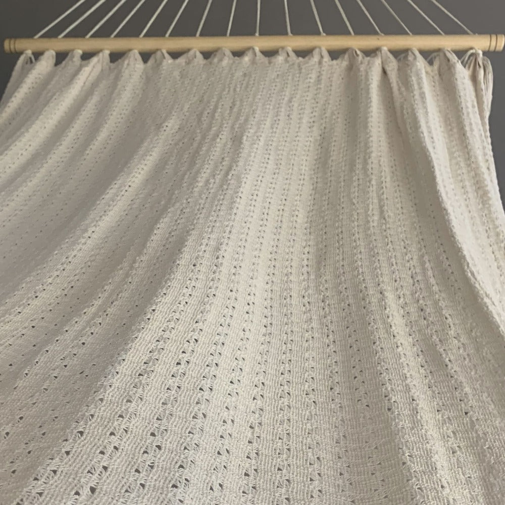 Tissu Droit avec Pompons