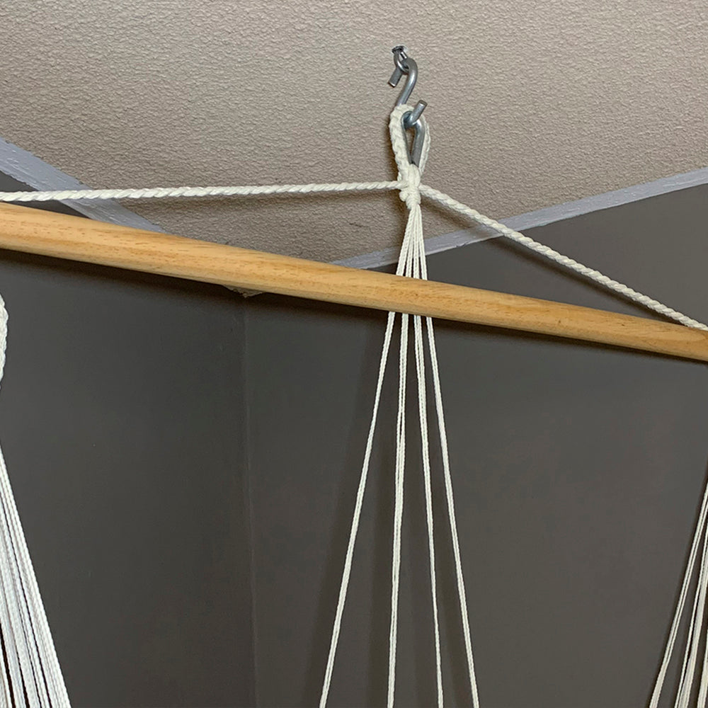 3 Rods with Macramé