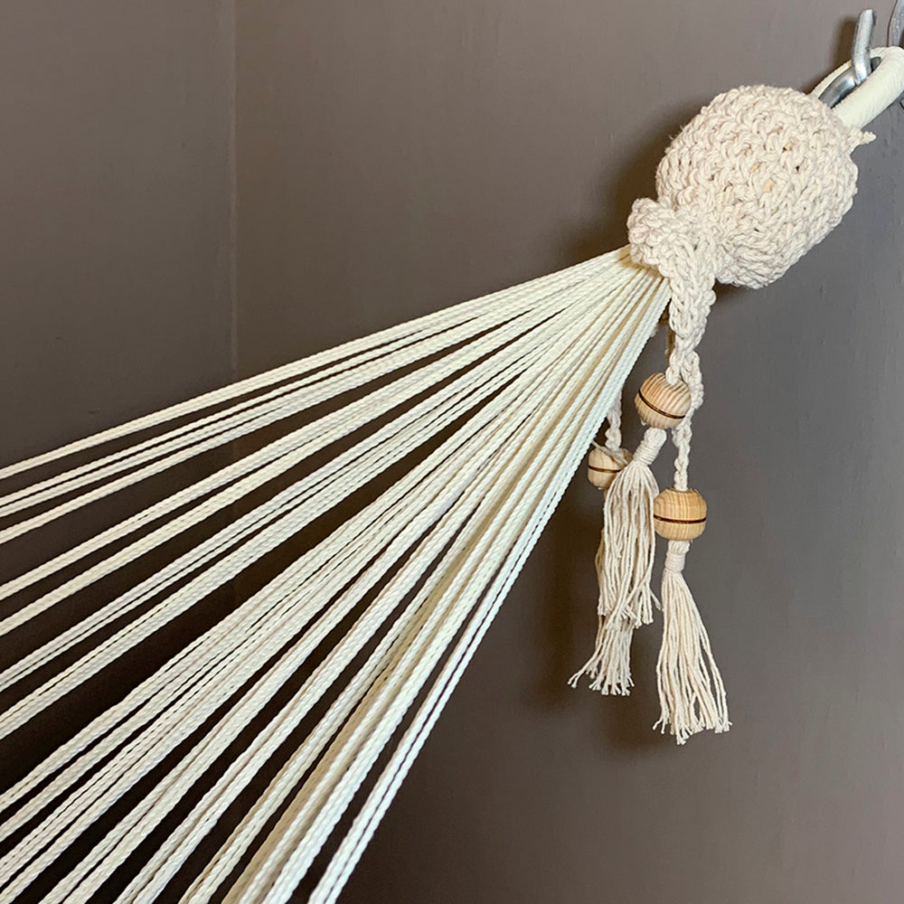 Curva con Macramé